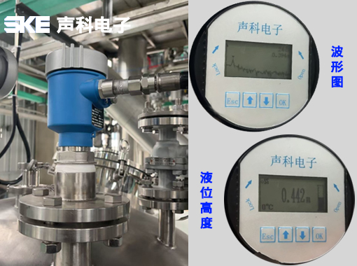 声科电子SK-R800T雷达物位计调试波形图 声科电子SK-R800T雷达物位计调试波形图