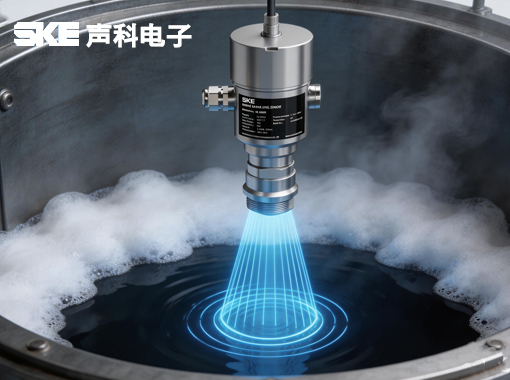 声科电子SK-R800T高频雷达测量粉尘/蒸汽储罐液位